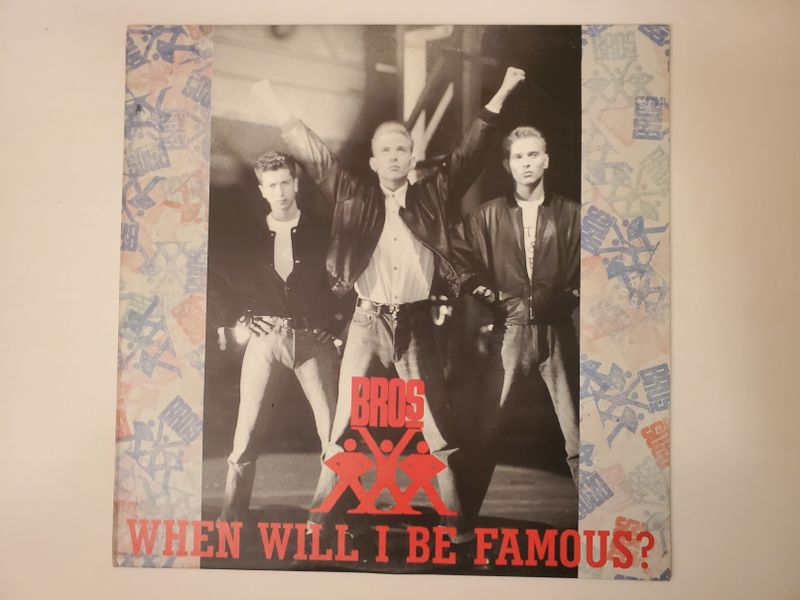 Bros When Will I Be Famous? vinyl record